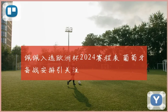 佩佩入选欧洲杯2024赛程表 葡萄牙备战安排引关注